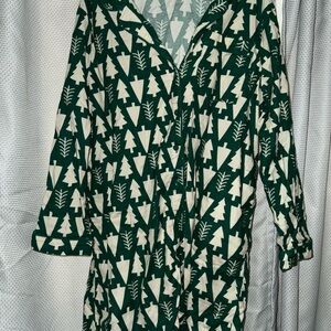 Hanna Andersson Holiday Winter Green Pajamas